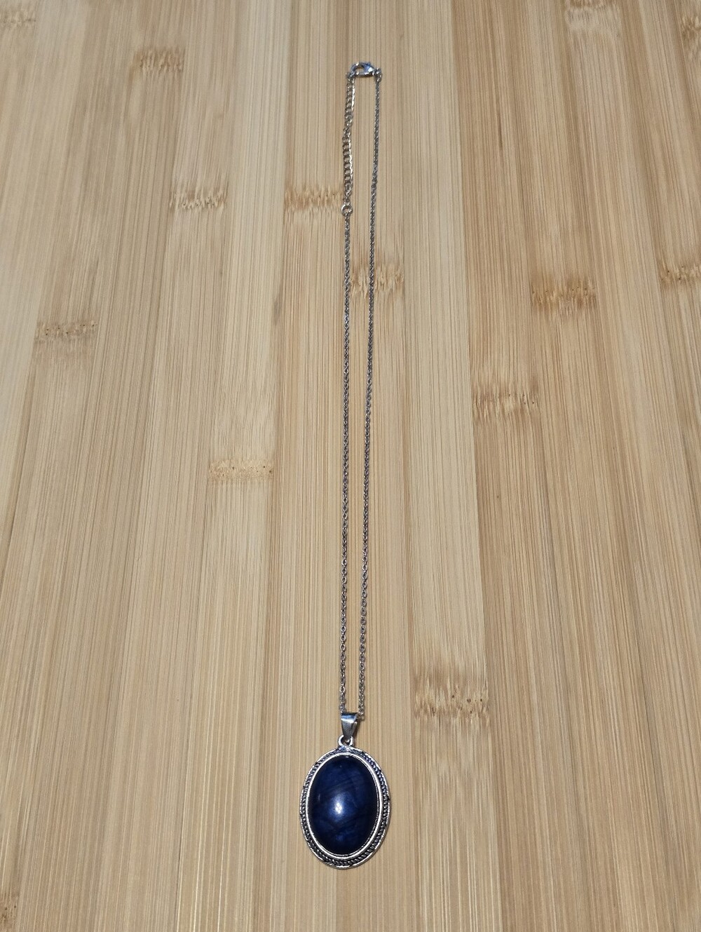 🌟 💙Christopher & Banks Blue Stone Pendant Necklace - Excellent Condition! 🌟💙